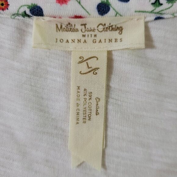 Matilda Jane White Pure Country Tee Flutter Sleeve Joanna Gaines - Picture 5 of 14